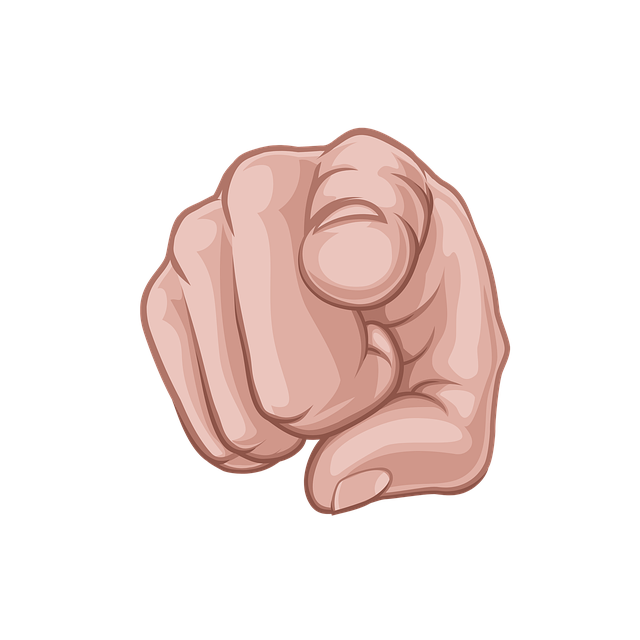 hand pointing you